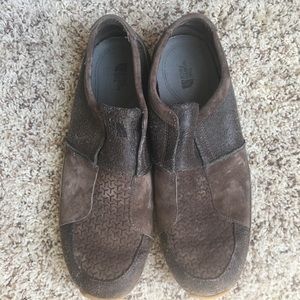 Men’s north face brown leather shoes size 10.5